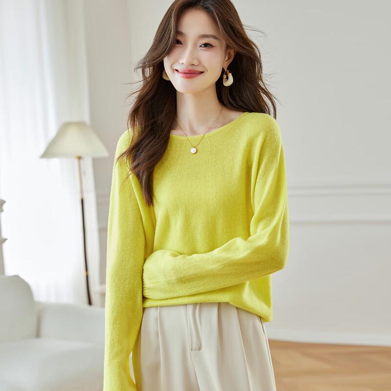 

Srcr Women s Pure Wool Solid Knit Top