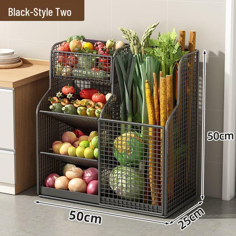 Multi-layer Kitchen Storage Rack for Vegetables