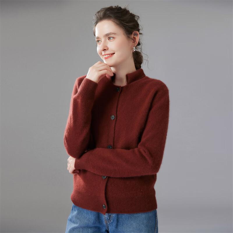 Fanzhen Women's Cashmere Blend Knit Cardigan