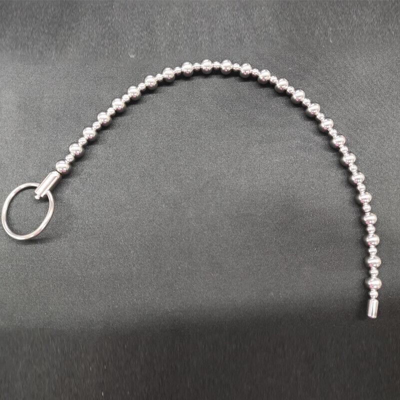 Stainless Steel Catheters Urethral Sounds Dilators Metal Beads Penis Plug Adult Sex Toys for Men Gay Urethral Stimulation