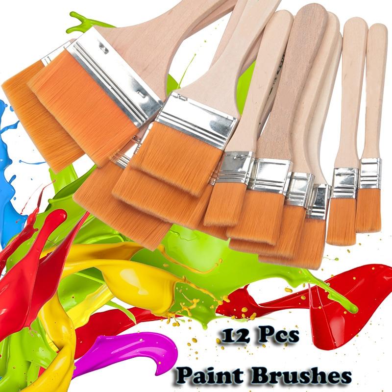 Buy Professional 12pcs/Set Artist Watercolor Painting Brushes Brush Oil
