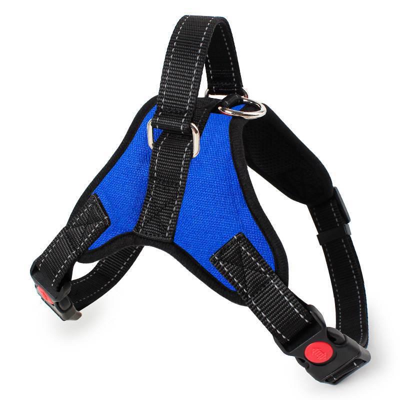 Pet Dog Harness - Adjustable Walking and Traction Rope with Supportive Chest Strap