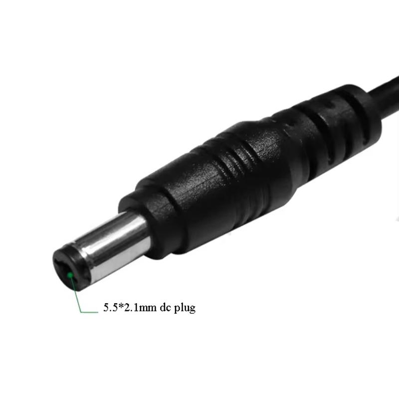 3M 12V 24V Car Cigarette Lighter Power Plug 55x21mm Adapter with Switch Cable for Automotive DIY Power Supply Charging Cord
