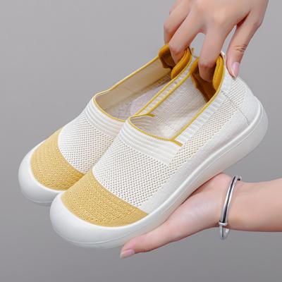 Shoes Women's Summer New Versatile Casual Shoes Soft Soles Are Not Tired and Comfortable Mother Shoes One Pedal Foreign Trade Shoes