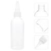 Set of 15 oz Clear Squeeze Bottles with Nozzles Refillable Applicator Bottles for Convenient for Dispensing 2.99 - Liquids, Inks, Adhesives, etc. -