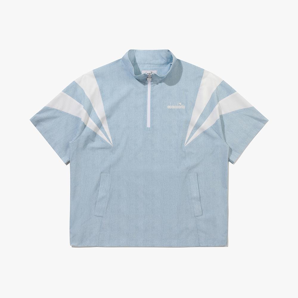 Diadora Grand Slam Half Sleeve Anorak Denim