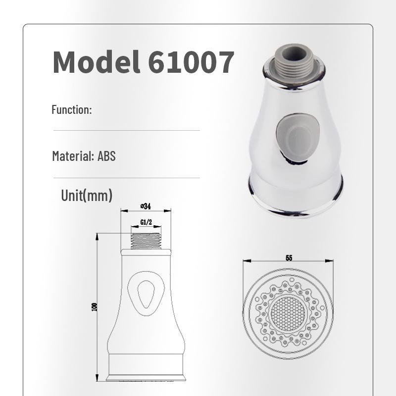 Pull-Out Kitchen Sink Faucet Aerator Spray Head