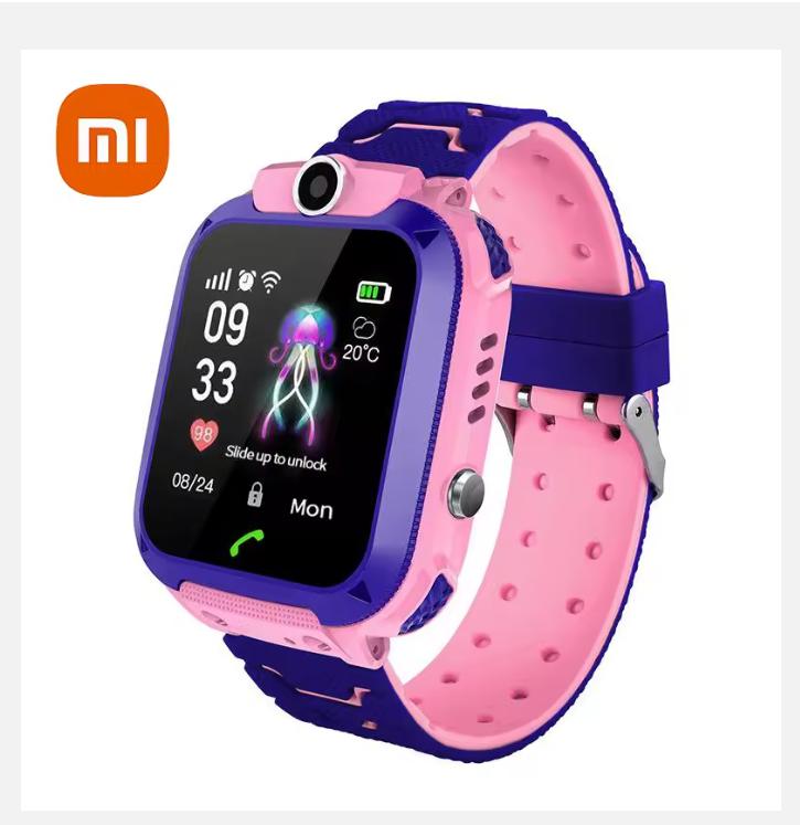 

Xiaomi Дитячий смарт-годинник SOS Anti-lost GPS розташування камери SIM-карти виклику IP67 водонепроникний смарт-годинник для iOS Android подарунок для дітей