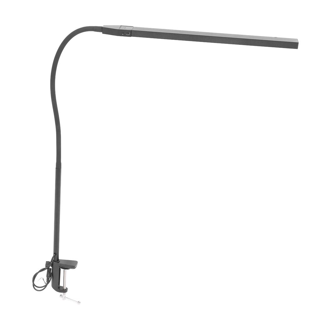 Smart Stepless Dimming LED Desk Lamp 3 Color Temperature 3000K-6000K Clip On Light Foldable Reading 