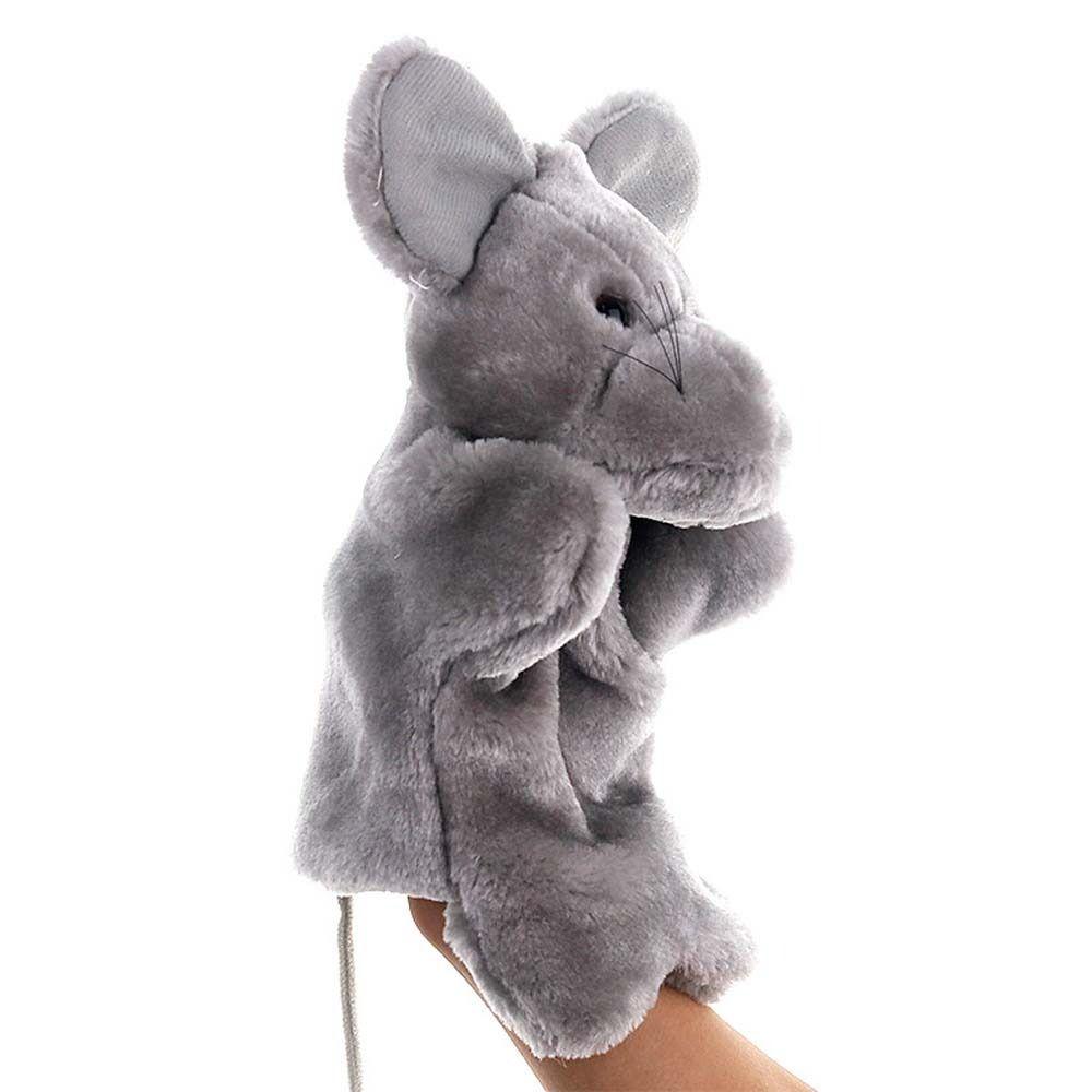Maus Handpuppe Tier Plüschpuppe Stofftiere Cartoon Fingerpuppe Handschuh für Zuhause Kindergarten Geschichten Requisiten