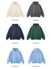 Men's Heavyweight American Trend Hoodie - Solid Color Casual plus Velvet