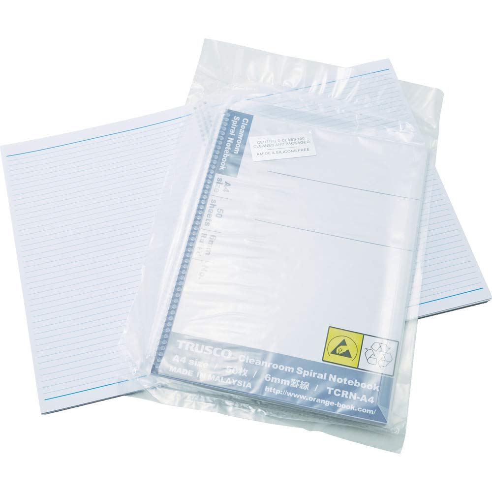 

TRUSCO Блокнот на кольцах для чистых помещений A4 TCRN-A4