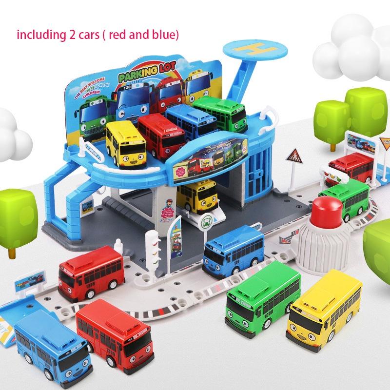 Energetic And Fun School Bus Toy Set With Exciting Catapult Track
