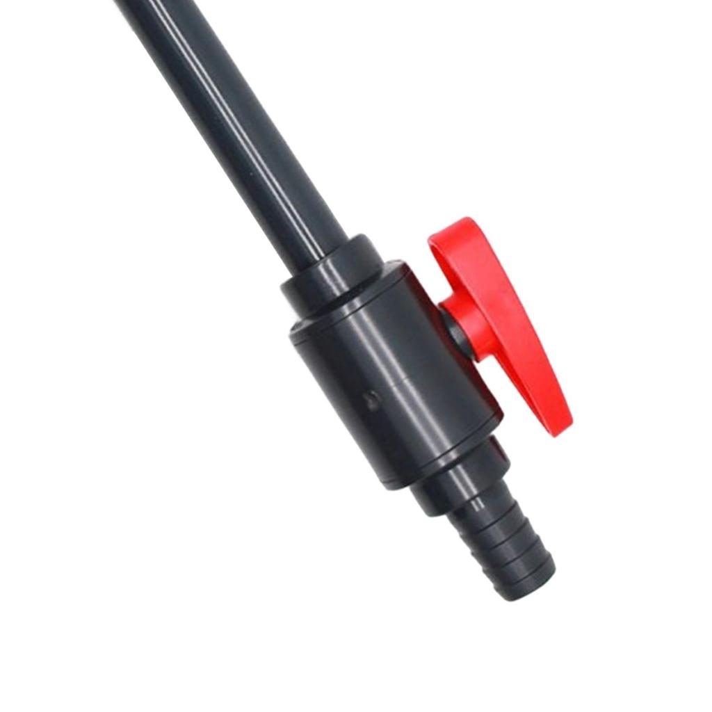 Fish Tank Filter Parts Water Filling Tube PVC Material with Control Valve for Aquarium Pumps and Accessories