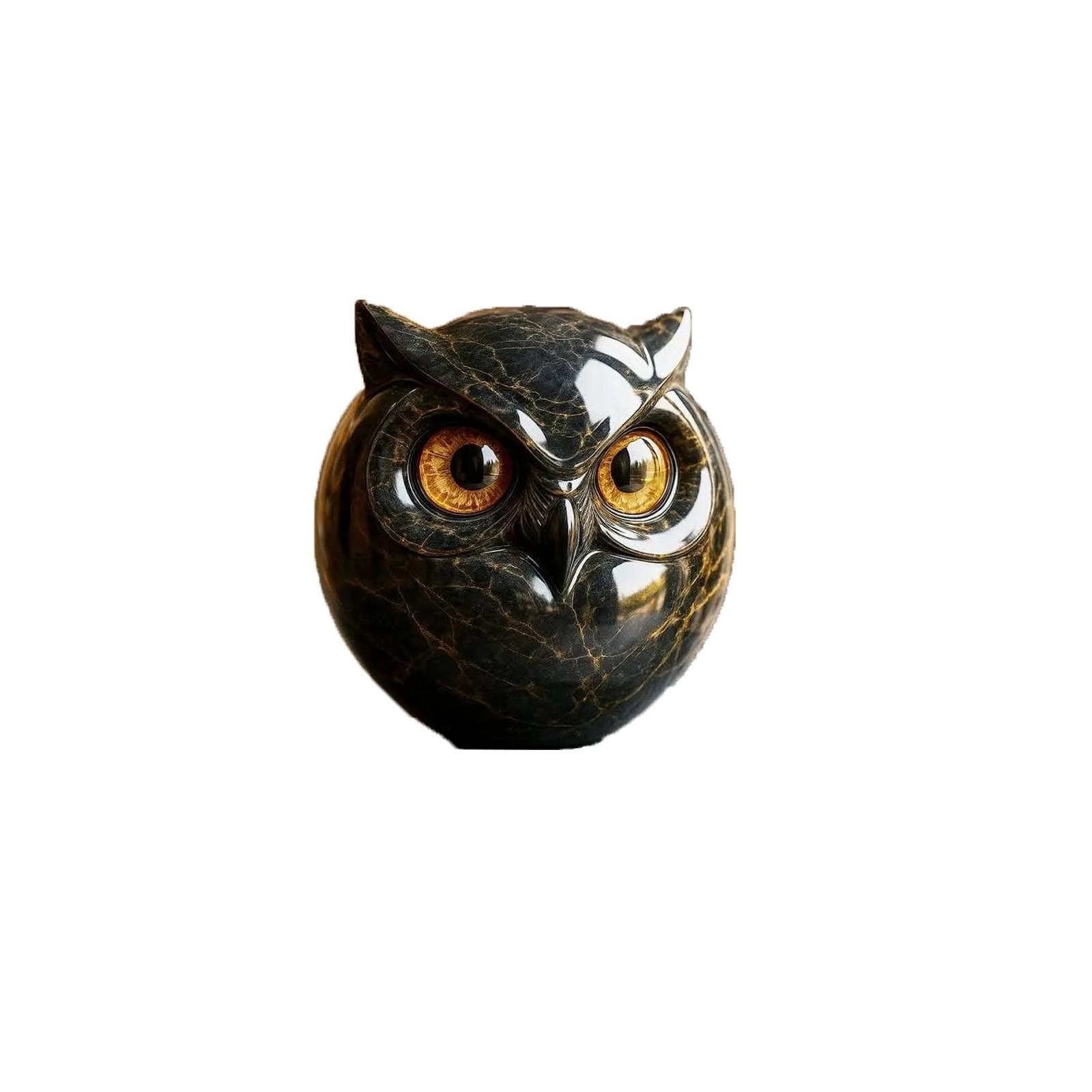 

Luxurious Owl Stone Carving, Elegant Home Decoration, And Gift Preparation Art Pieces One Size