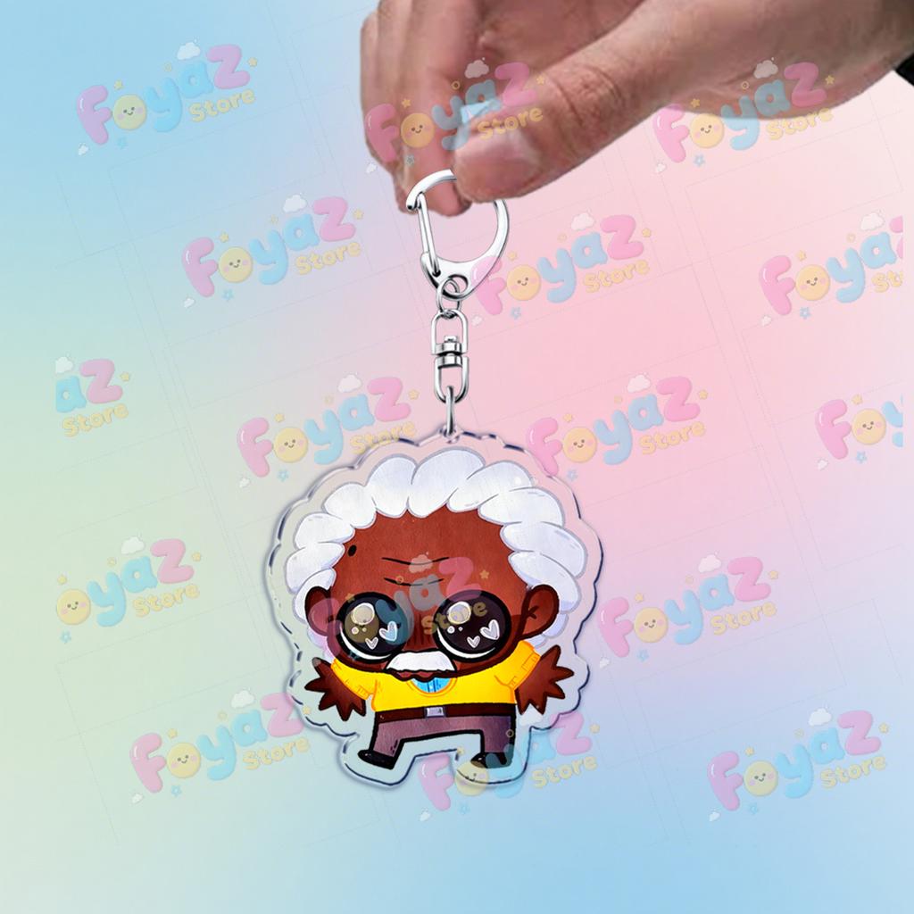 Fashion Game Dispatch Art Keychain for Accessories Funny Waterboy Sonar Prism Gaming Keyrings Key Chains Fans Gifts