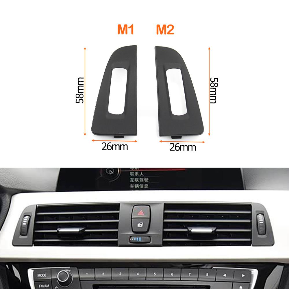 Car Front Left Miidle Air Vent Grille Decorative Panel AC Outlet Cover Trim For BMW 3 4 Serie F30 F31 F34 F35 F32 F33 F36 F82