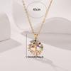 1New high-quality copper necklace-European and American Style,Tree of Life Necklace Inlaid with colored zirconia,Wishing Tree Pendant Elegant and