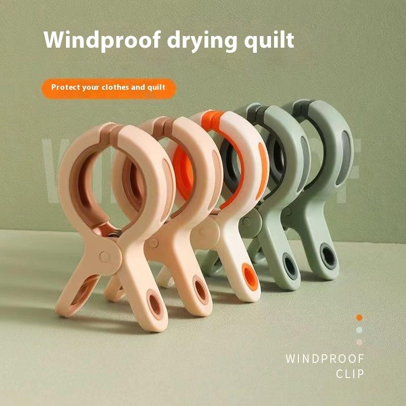 3/6Pcs Beach Towel Clips Reusable Large Windproof Clothes Pegs Plastic Strong Clothespins Laundry Tong For Blankets Coats Towel