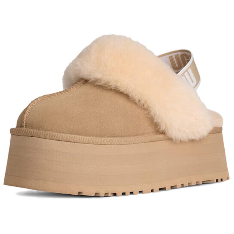 UGG Funkette Comfortable Simple Commuting Casual Flats Women flats Mustard 1113474-MDSD