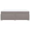 Vidaxl Letto Continentale Con Materasso, Taupe, 120X190 Cm, Tessuto