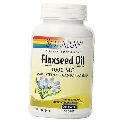 Olio di Lino, Flaxseed Oil, 100 capsule (67411001)
