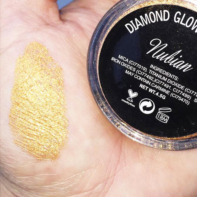 20 Color Highlighters Diamond Glow Powder Makeup Bronzer High Pigment Contour Face Dust Loose Powder for Brown Skin La Peach