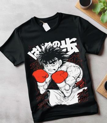 Hajime No Ippo T-Shirt Unisex Kamogawa Boxing Gym Crew Ippo Makunouchi Kbg,Manga