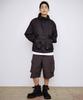 Kallapataleu Nylon Banding Cargo Pocket Bermuda Shorts - Charcoal