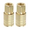 2Pcs Industrial Male Thread Pneumatic Quick Connector for Air Compressor Coupler 1/4 Coupling Connector Accessories