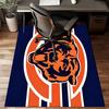 Chicago Bears Logo Rug Game Carpet, Floor Mat for Bedroom Living Room Entryway Rug, Home Decor Idea Gift for Christmas birthday
