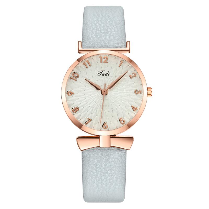 Fashion New Digital Bow Women's Watch Women's Watch Belt Quartz Watch Trendy Women's One Piece