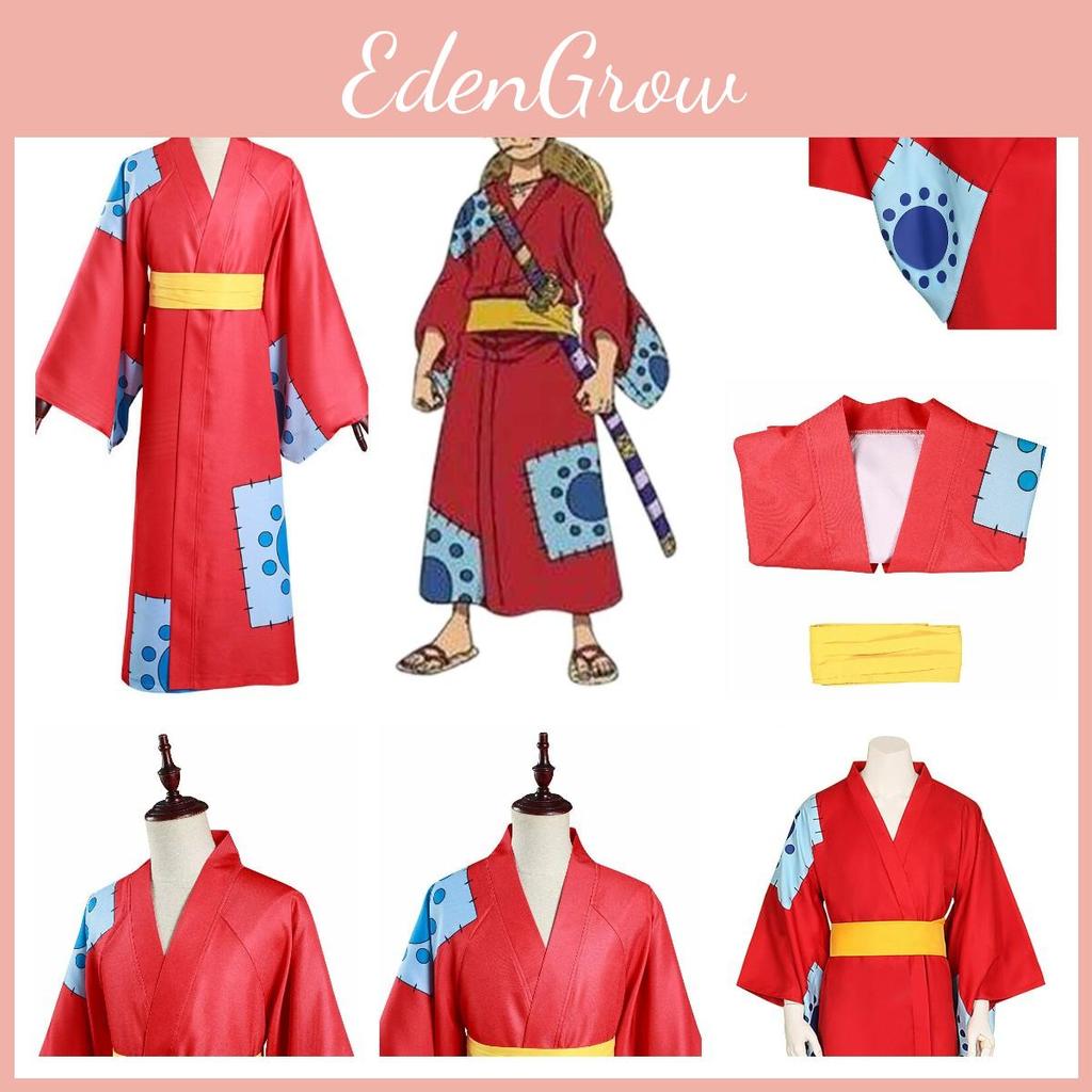 One Piece Wano Land Cosplay Kostüm für Monkey D. Luffy Fans
