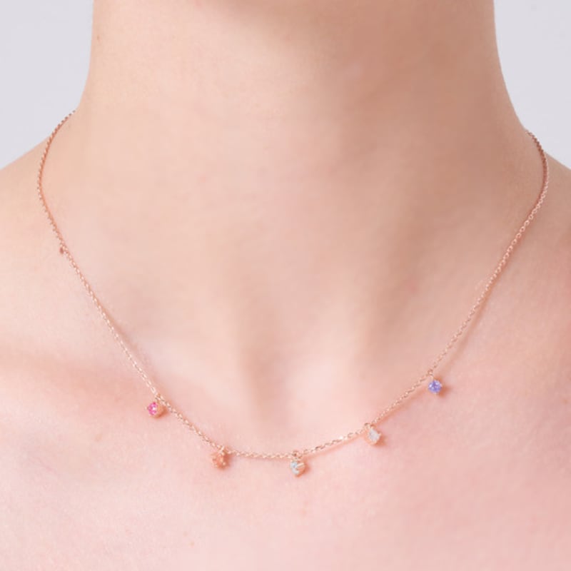 ELLE Schmuck Regenbogen Stern Halskette ELBRNN241
