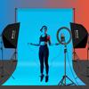 PULUZ 50x70cm Studio Softbox + 2m Tripod Mount + Single 220V E27 30W 5700K White Light LED Bulb Photography Kit