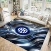 Borussia Dortmund Design Crystal Velvet Carpet Cozy Non?Slip Printed Rug For Bedroom Living Room Entrance