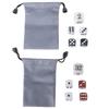 Acrylic Backgammon Dices Set with Pearls Finish for Board Game, Professional Acrylic Dices Set of Doubling Cube Dices