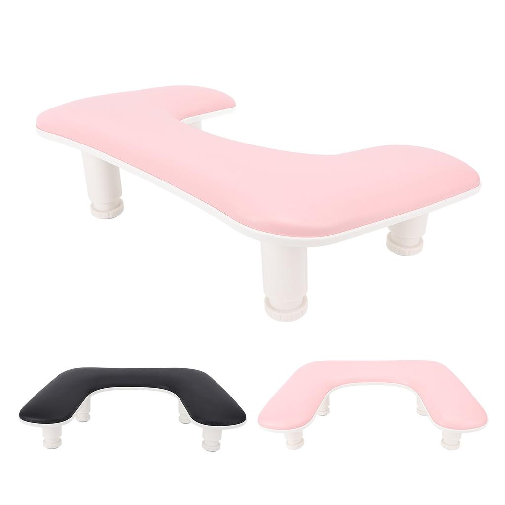 U Shaped Manicure Hand Rest Height Adjustatle Nail Arm Rest Stand Hand Rest Pillow for Nail Salon