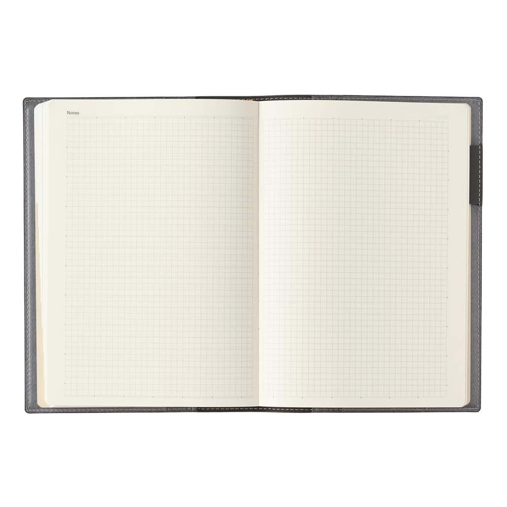 NOLTY Carrel Dark 2044 December Planner, 2026, B6, Vertical, 1, Gray, (Starts 2025)