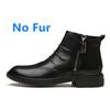 Winter Boots For Men Luxury Chelsea Shoes Fashion Side Zipper Genuine Leather Business Dress Men'S Boots Handmade Casual Shoes