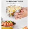 GrnArt Insulated Lunch Box, Stainless Steel, Donburi-Shaped Lunch Box, Large Capacity Lunch Jar, Dome-Shaped Lunch Box, Airtight Lunch Storage Contain