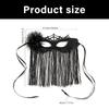 Halloween Masquerades Mask Venetians Mask Flower Tassels Veil Mask Mardi Gras Mask for Carnivals Party Costume Ball