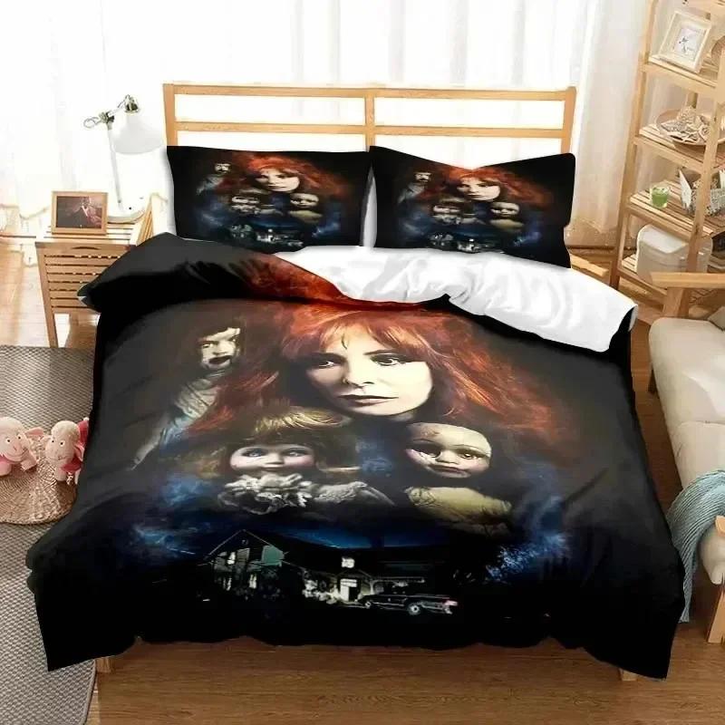 

New 3D Print Singer Mylene Farmer Bedding Set 3D Printed Suitable For Bedroom Duvet Cover Set With Pillowcases Kids Home Textile EU Single(135*200cm)3pcs