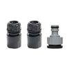 Adjustable Hose Nozzle 360 Rotary Switch Metal Car Wash Straight Nozzle Metal Water Hose Sprayer for Garden Watering Car Washing
