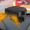 Auto Heater Fan 2 In1 Cooling Heating 12V/24V Portable Auto Windshield Heater Cars Defrosting Defogging Heating Cooling Rotating
