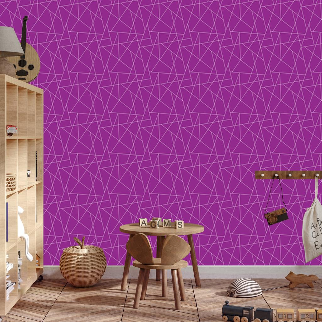 Wallpaper Geometric pattern background purple, center purple 50x1000