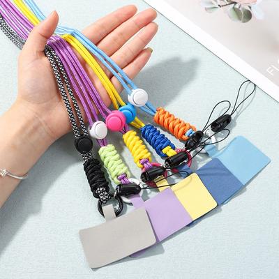 Universal Adjustable Detachable Hanging Neck Cord Lanyard Strap Phone Lanyard Phone Safety Tether Case Straps