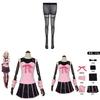 Jojos Bizarre Adventure Lucy Steel Cosplay Dress With Polyester Fabric For Anime Role Play Fans