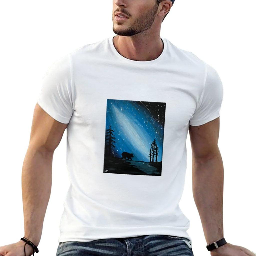 Dark Night of the Soul Stroll T-Shirt t shirt man plain anime t shirts oversize T-Shirt
