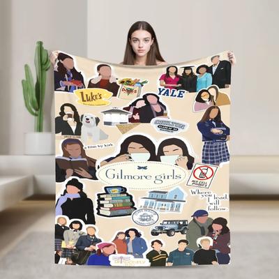 I Love Gilmore Girls American Television Rory Gilmore Blanket Warm Plush Bedding Throws For Outdoor Flannel Bedspread Bed Cover